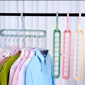 9Hole Rotating Closet Space Saving Clothes Hanger
